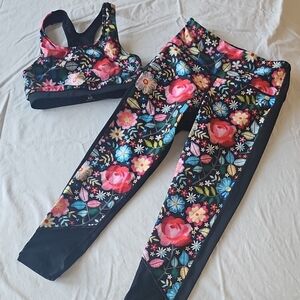 Rebel Atheltic Floral Activewear Set